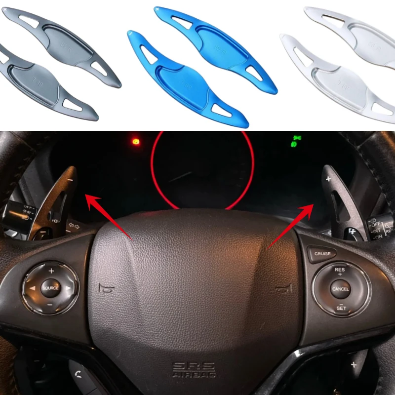 

For Honda Jazz/Fit GK5 City Grace Hybrid HR-V Vezel Car Steering Wheel Shift Paddles Shifter Extension Accessories