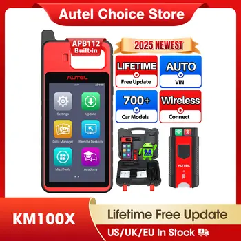 2025 Autel MaxiIM KM100X OBD IMMO鑰匙編程工具,附鑰匙遙控器編程器,可建立鑰匙、晶片讀取/寫入/克隆,內建APB112 6 最佳銷售 Autel編程鑰匙 - №4