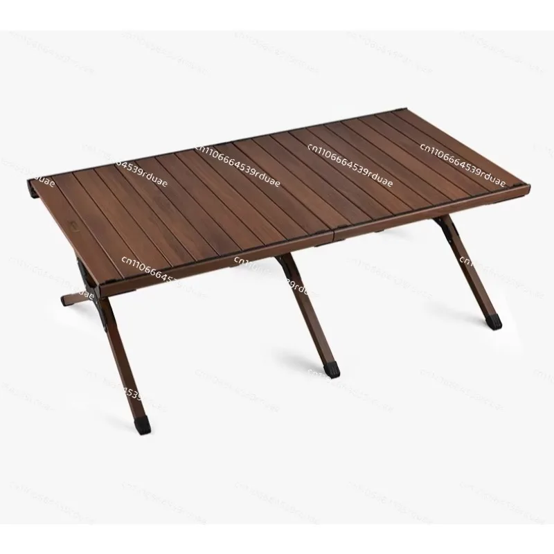 

Camping tables and chairs, picnic aluminum alloy egg roll portable table, outdoor folding chair table integrated