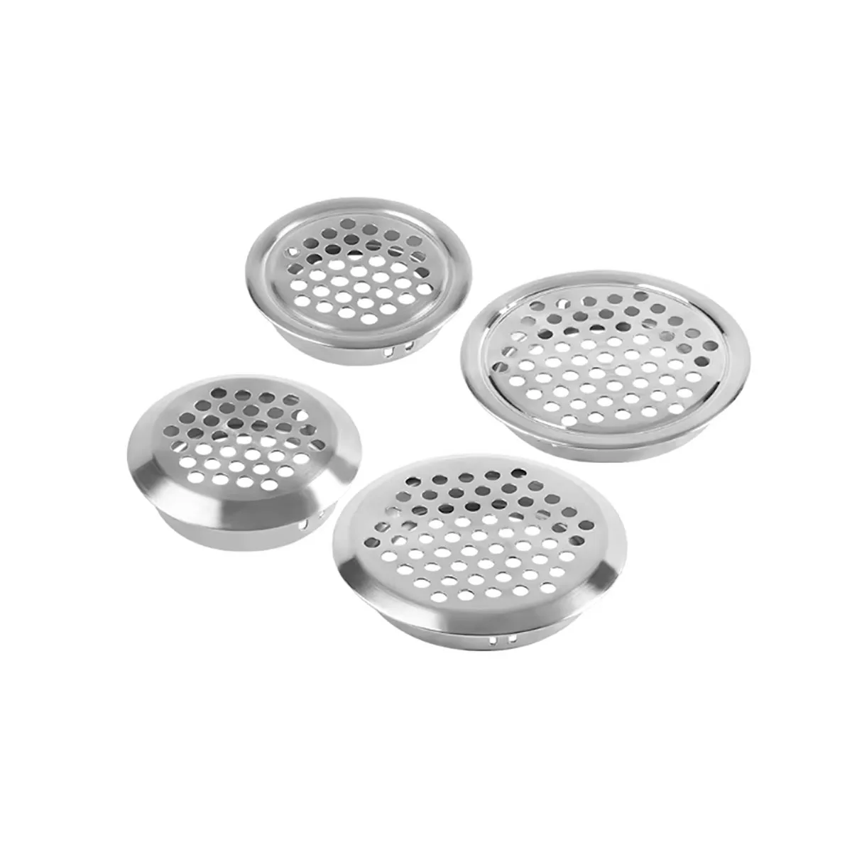 Stainless Steel Air Vent Grille Cover Cabinet Wardrobe Shoe Cabinet Vent Hole Decorative Cover