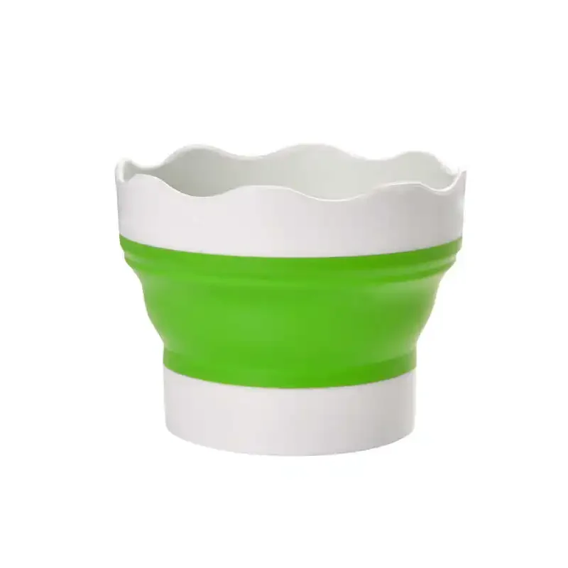 Artist Water Cup - Grey Paint Brush Washer Folding Washing Bucket Retractable Brush Bucket