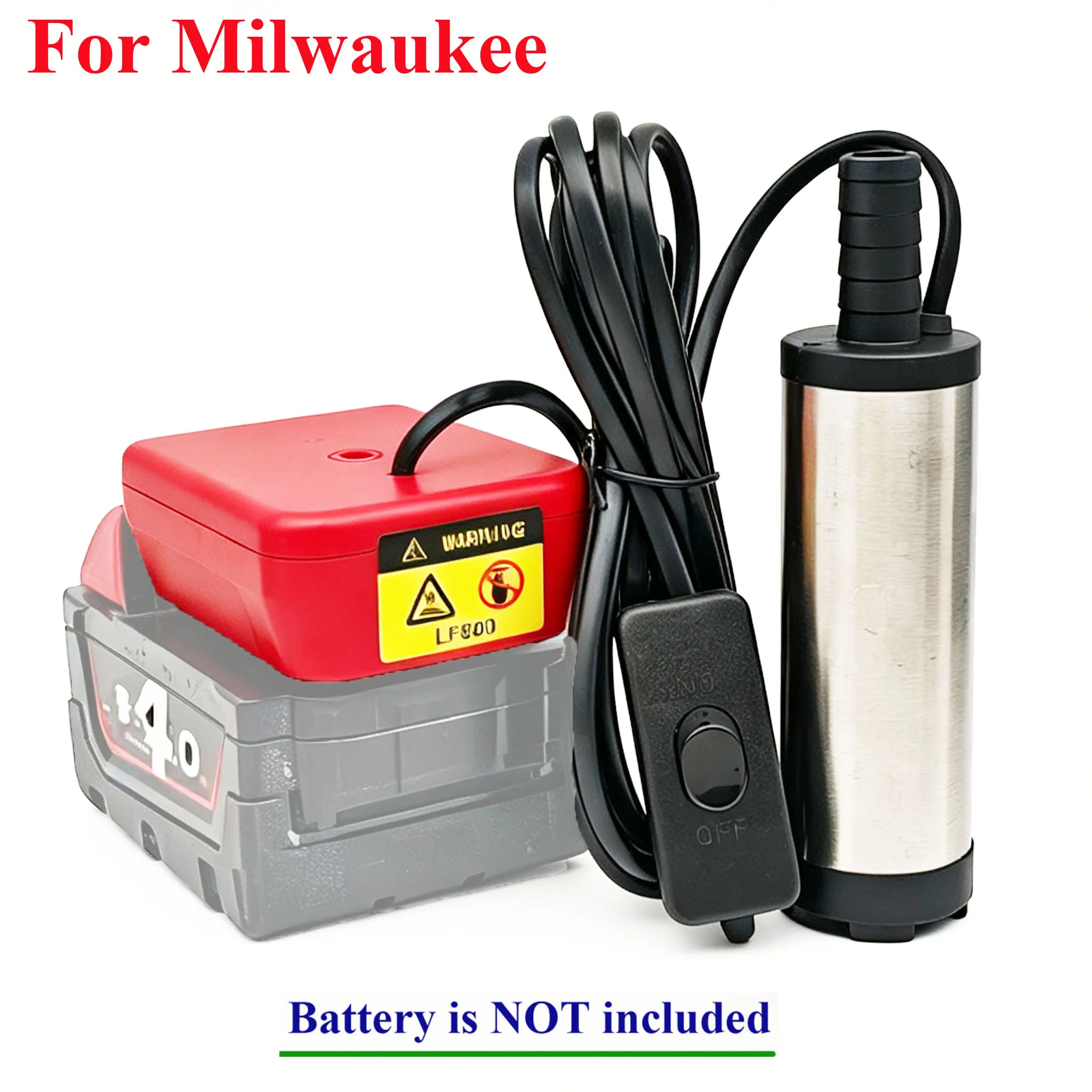 Car Oil Diesel Submersible Pump For Makita 18V Lithium Batteries Pumping Water For Ryobi For DeWalt For Milwaukee For Bosch