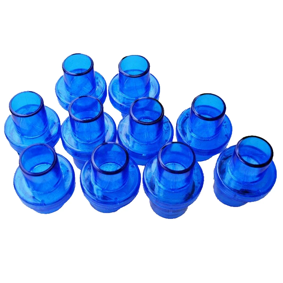 

50pcs New Blue CPR Training Mask Mouth Breathing Valve Protect Oral Filter For CPR Mask First Aid Rescue Practice Dia 22/17mm