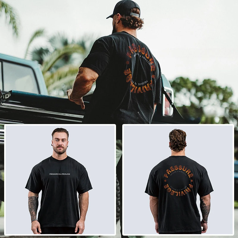 CBUM Chris American Loose Fitness Training Gym Casual T-Shirt Men's and Women's Luxury Brand Top 2026 New Art