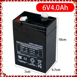 6V4AH Battery Rechargeable lead-acid Accumulator for children's toy cars Electronic Scale Instruments