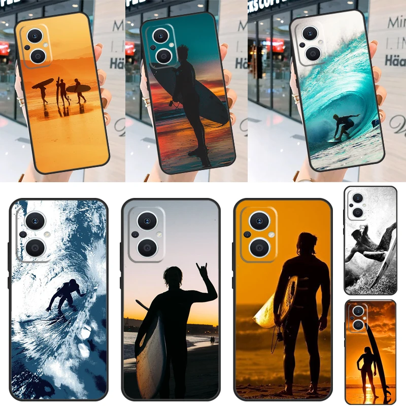 Surfer Surf Hang Loose Shak Case For OPPO Find X2 X3 Neo Lite X6 X5 Pro Reno 8T 7 3 2Z 4Z 5Z 5 6 8 4 Lite Back Cover