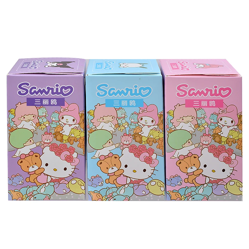 12 Box/Set Sanrio Blind Box Hello Kitty Kuromi Cinnamoroll Melody portachiavi Action Figure Dolls Toy For children\'s Christmas Gift