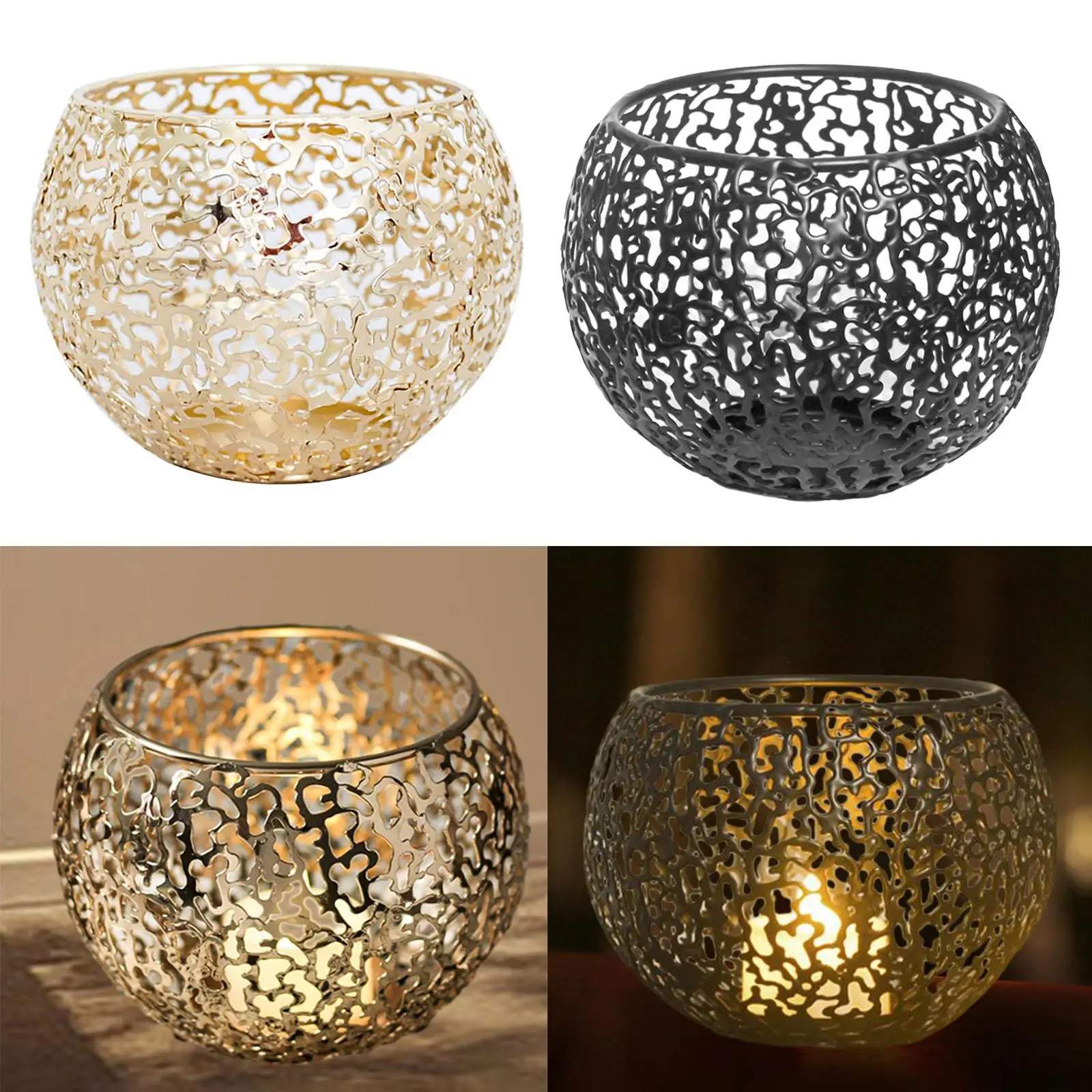 Iron Tea Light Candelabra 4