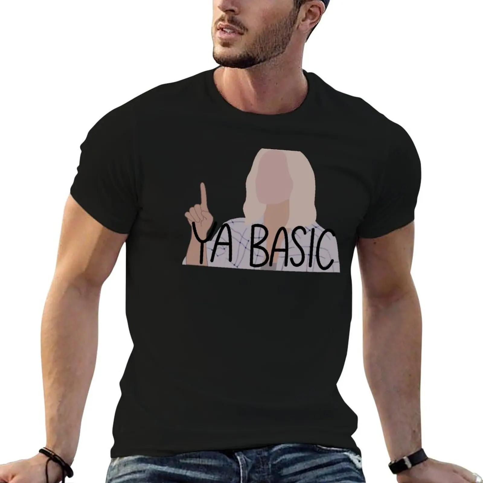 

Ya Basic Eleanor Shellstrop The Good Place T-Shirt essential t shirt t shirts for man cotton funny T-Shirt