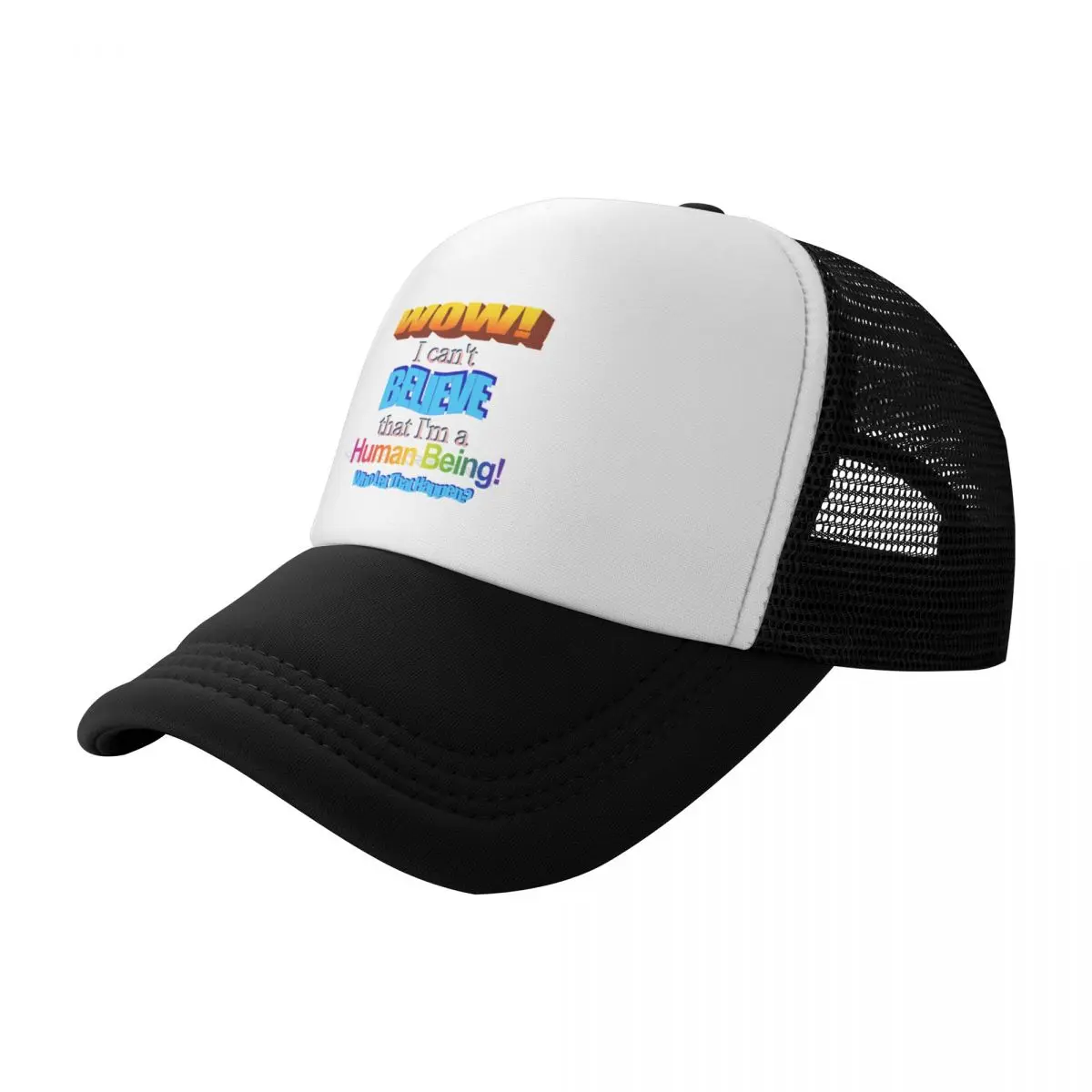 I Can't Believe I'm A Human Being! Baseball Cap Luxury Cap Sunscreen Woman Hats Men's