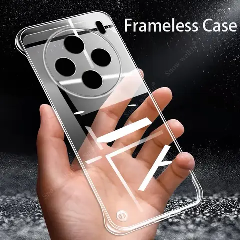 Frameless Slim Clear Plastic PC Hard Case For Vivo X200 X100 X100S X90 X90S X80 X70 X60 X50 Pro Mini Ultra Plus FE X200S Cover