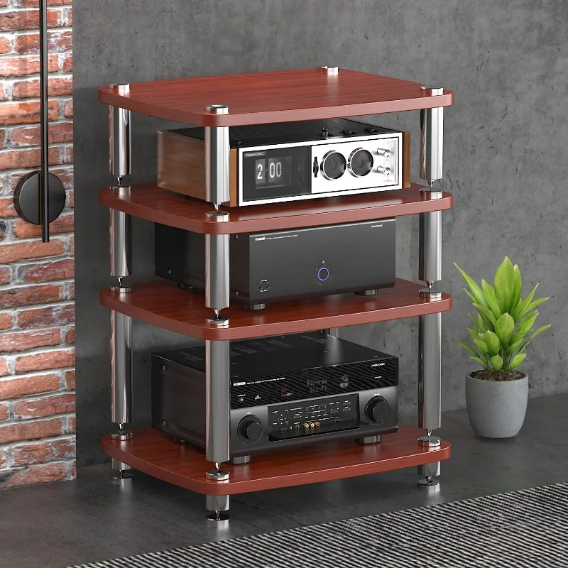 Hi-Fi Isolating Audio Rack Amplifier Stand Cabinet Shelf Support KTV Home Theater