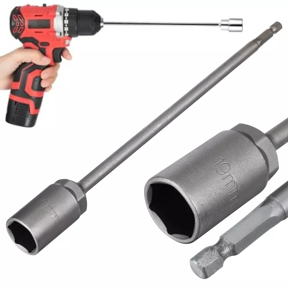 15cm Corner Steady Caravan Leg Winder Drill Extension Jack Socket 19mm Adapter For Caravan Motorcycle Body Repair Tool