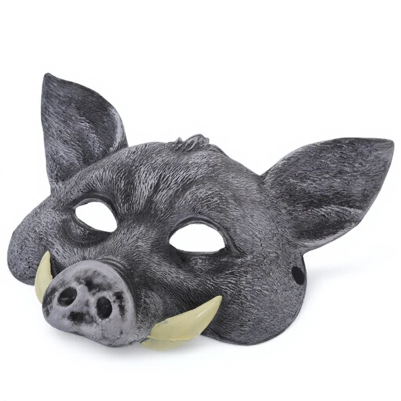 

Realistic Wild Boar Animal Mask Made of High-Quality PU Long-Lasting Wear for Costume Party Carnival Masquerade Event Outdoor