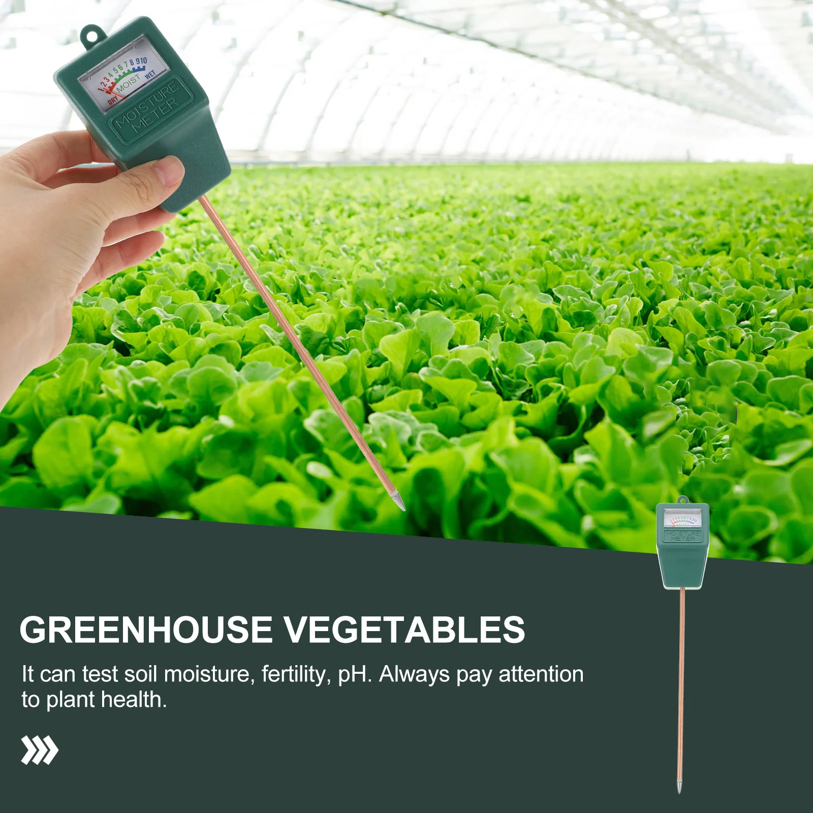 

Soil Moisture Meter Premium No Required For Garden Farm Lawn Plants Indoor Outdoor Use Testing Tool Soil Ph Meter