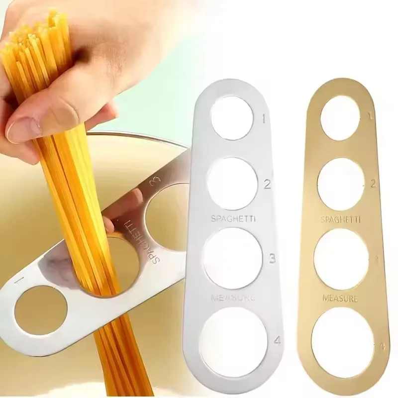 

Stainless Steel Spaghetti Measurer Pasta Noodle Measure Cook Kitchen Cake Ruler Tapeline Free Measuring Kitchen Tools Gadgets