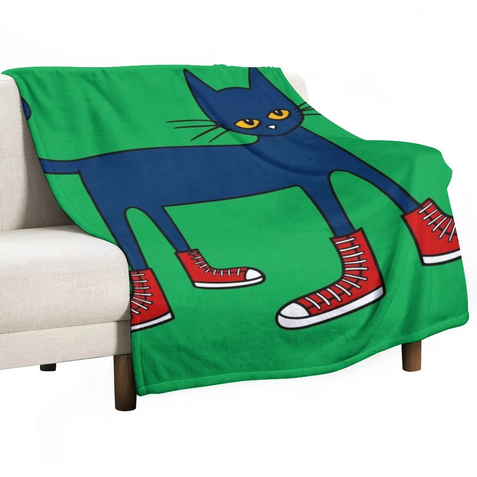 

Pete the Cat: Rocking in My School Shoes Throw Blanket Flannels Blanket Softest Blanket