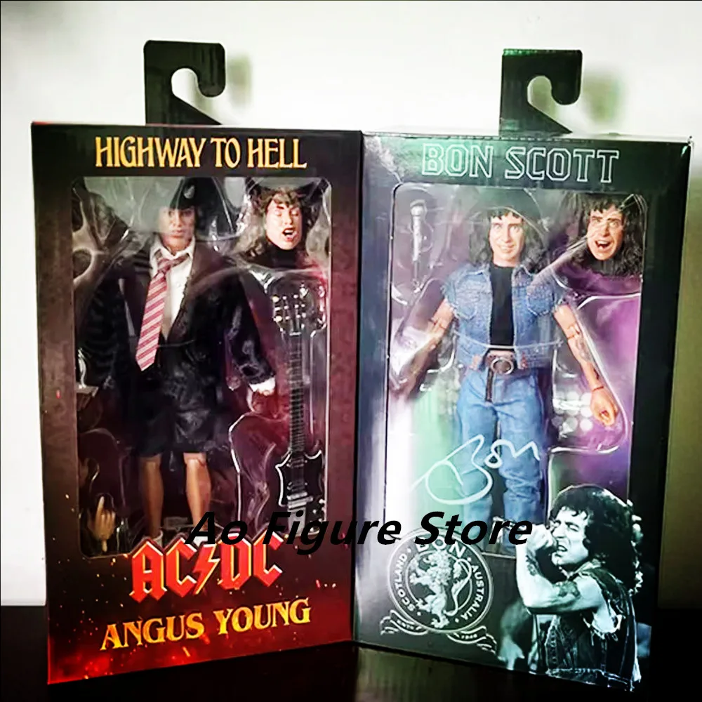 

Neca 43270 Angus Young (highway To Hell) 8 Inch Clothed Action Figure Collection Model Toy Dolls Christmas Gift