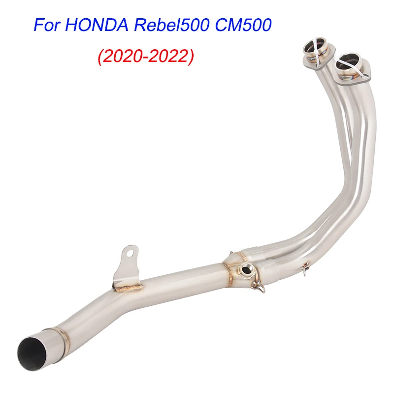 

50.8MM FOR HONDA Rebel 500 CM500 2020-2022 Slip On Modified Motorcycle Exhaust Front Connect Tube Head Link Pipe Stainles Steel