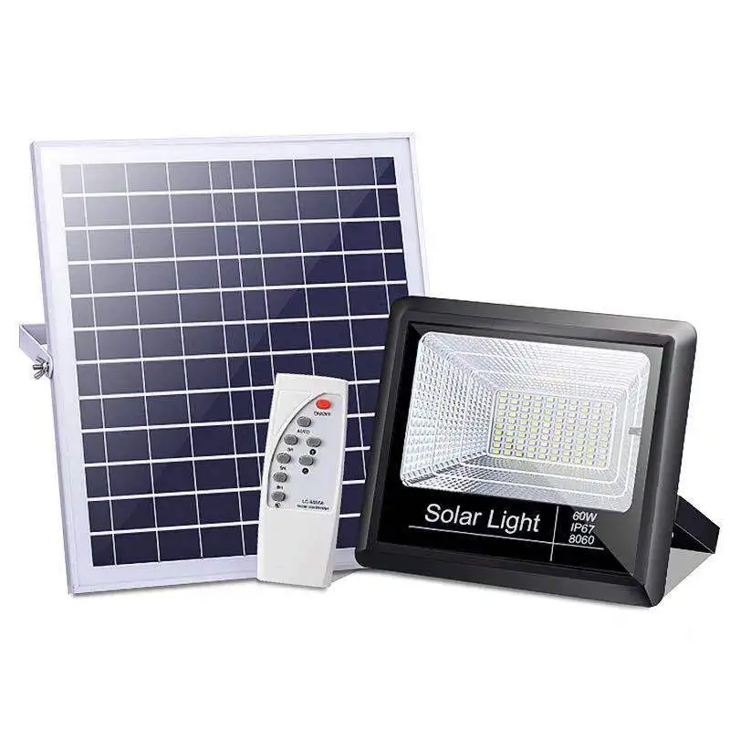 

45W-500W Integrated Solar Projector LED Flood Light IP67 Aluminum Body For Outdoor Road Use Solar Powered Flood Lights