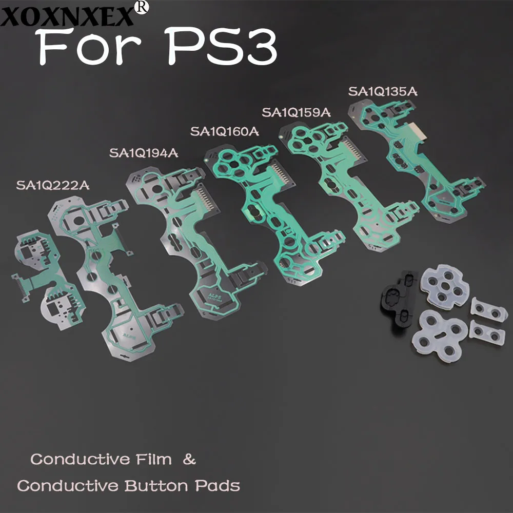 

Replacement For PS3 Game Handle Controller SA1Q194A SA1Q159A SA1Q222A SA1Q160A SA1Q135A Conductive Film & Conductive Button Pads