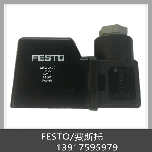 

Festo FESTO Solenoid Valve Coil MSG-24DC 3599 In Stock