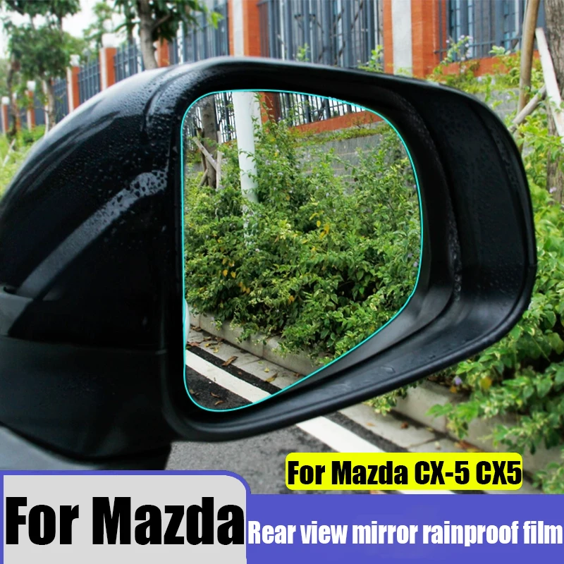 

For Mazda CX-5 CX5 2017-2025 modified rearview mirror rainproof film anti fog and waterproof car exterior decoration parts
