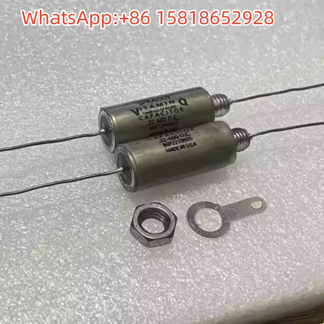 

1pcs Sprague SBE VQ 600V 0.22UF 224K 600VDC Copper Case Oil-Immersed Tube Coupling Capacitor