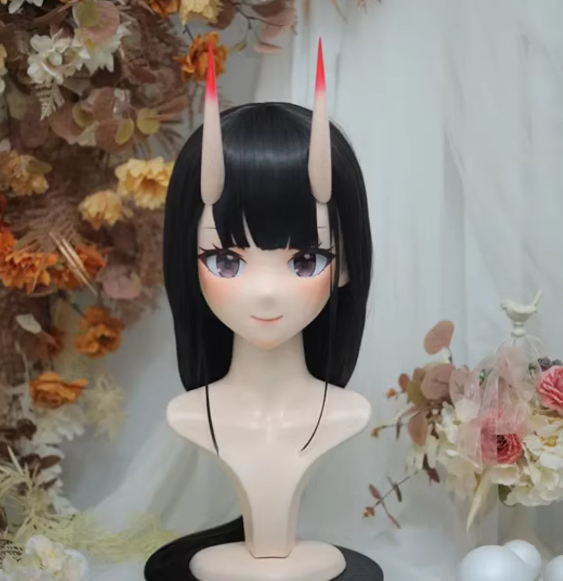 

(NFD-21-61)Customize Full Head With Lock Crossdress Doll Female/Girl Japanese Anime Cartoon Character Kig Cosplay Kigurumi Mask