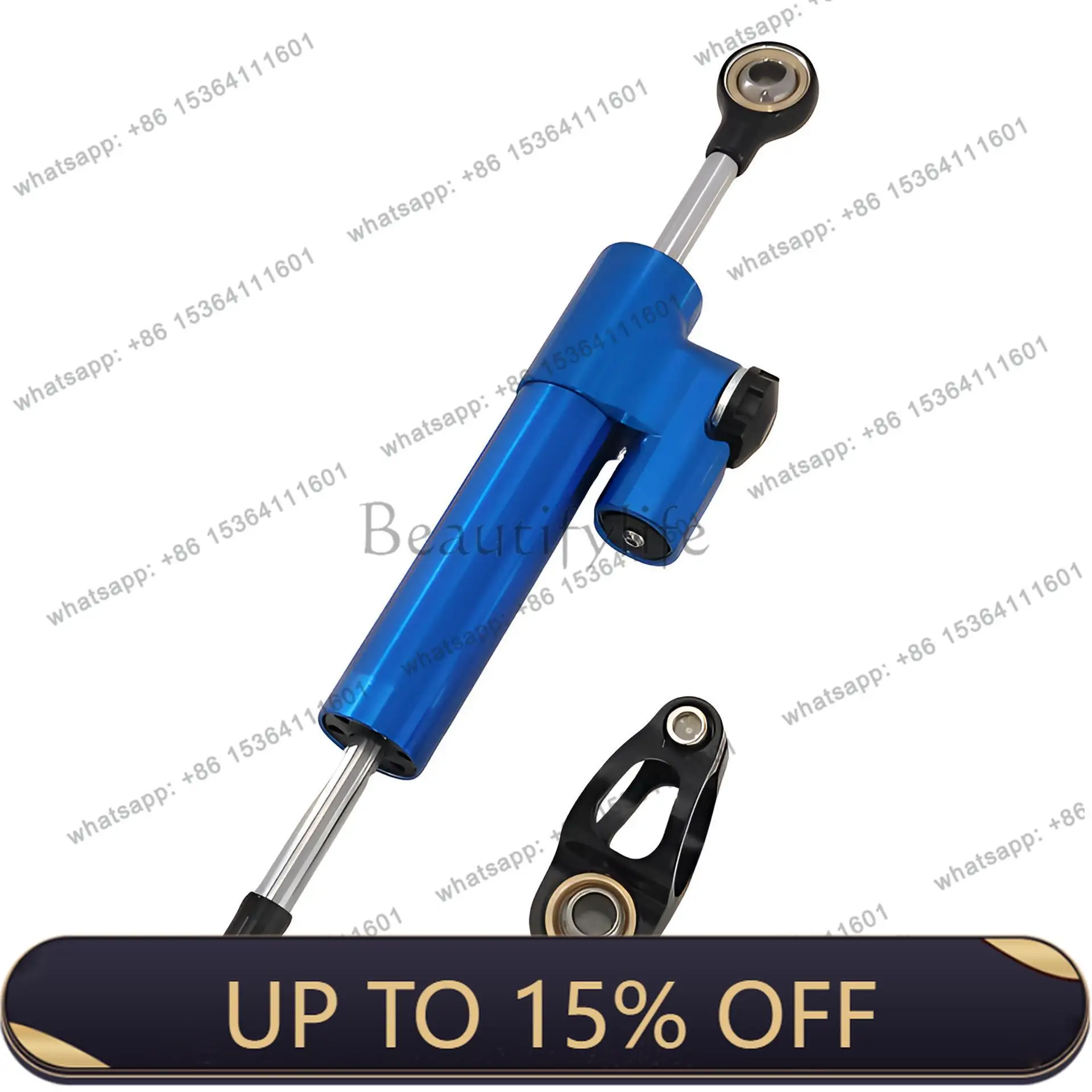 LX motorcycle modification accessories titanium ruler front stabilizer aluminum alloy damper