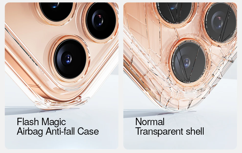 SmartDevil Transparente Handyhülle für iPhone 18 Pro Max 18 Pro 17 Weiche Rückabdeckung Airbag-Schale für iPhone 17 Pro Max Sturzsicher – Detail 4