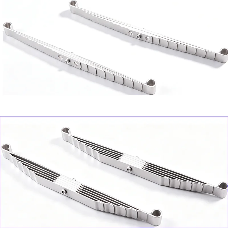 LXYRC 2pcs Metal Simulation Leaf Spring for Tamiya 1/14 RC Truck for SCANIA 770S R620 for Volvo FH16 for ACTROS 3363 Car