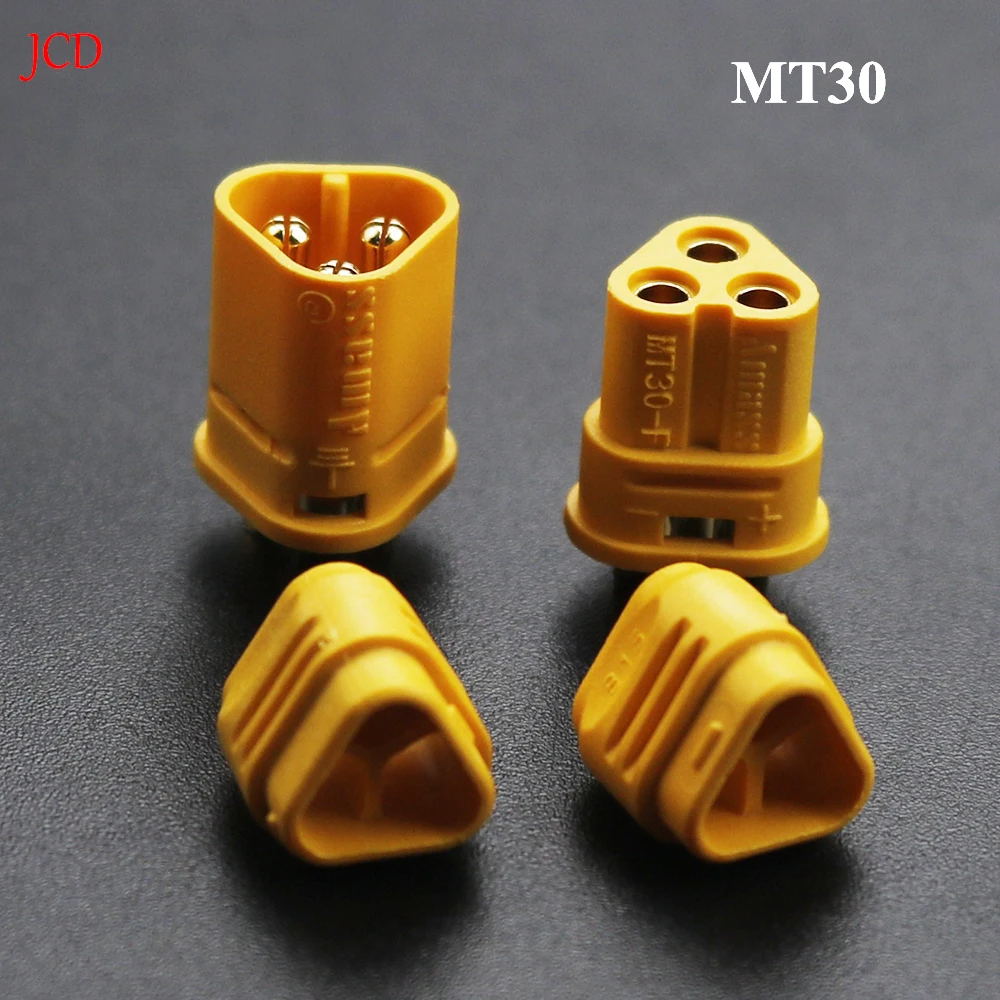 

10PCS/5Pair MT30 Male Female Three-Prong Motor Plug DC Brushless Motor Connector