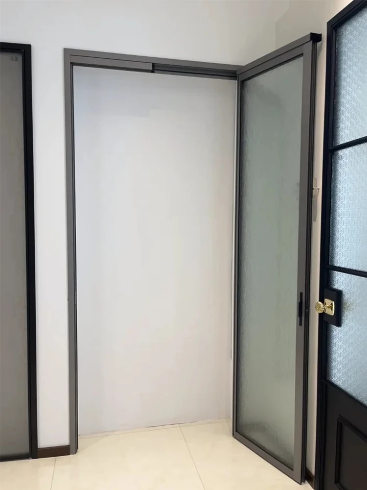 أحدث نظام الباب المنزلق المصمم من Sixinalu، باب PT، باب داخلي أمامي، باب PD مزدوج من الألومنيوم الزجاجي، حديقة منزلية مخصصة