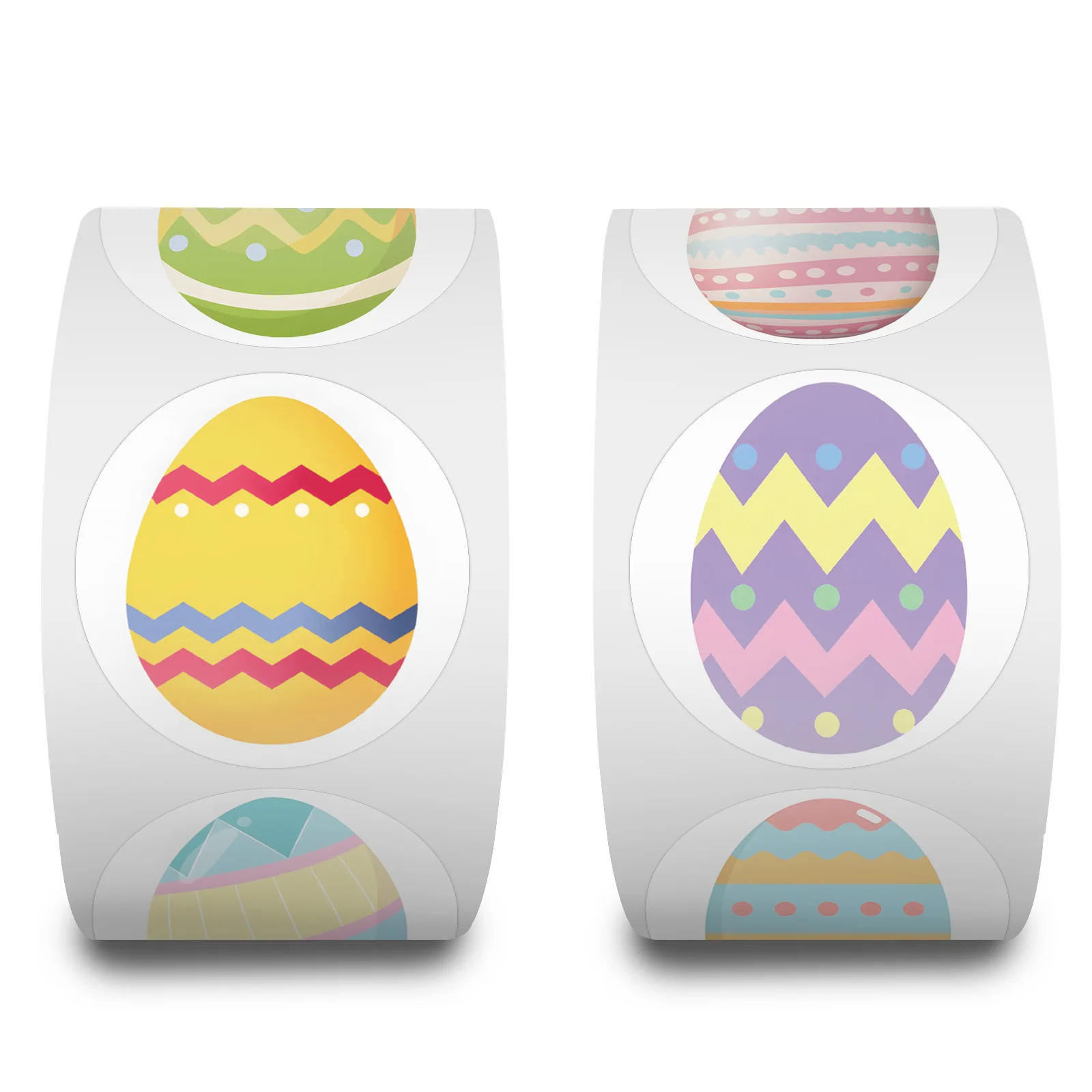 

500pcs/Roll Cute Easter Eggs Graffiti Sticker DIY Decoration Waterproof Mobile Phone Case Notebook Water Cup Toy Gift Sticker