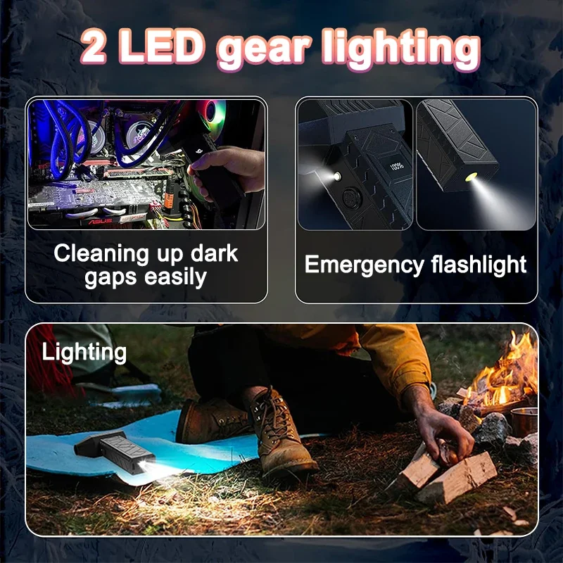 450000 RPM Violent Mini Brushless Turbo Jet Fan Cordless Powerful Blower with High Speed Duct Fan Motor 58m/s Jet Dry Fan