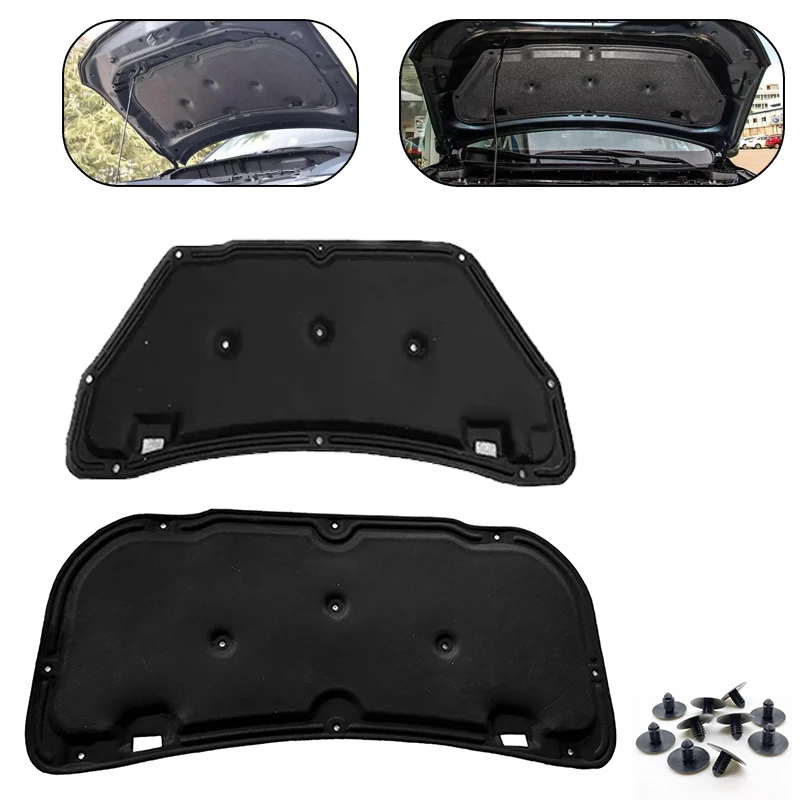 Front Engine Hood Bonnet Insulation Cotton Pad For Mazda CX-5 CX5 2013-2024 KB7W56681B Sound Heat Soundproof Heat Insulation Mat