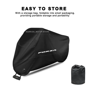 Capa da motocicleta para Honda Forza, impermeável, Dustproof, UV protetora, Outdoor Scooter Rain Cover, toda a temporada, 125, 250, 300, 350, 750 12 principais vendas capa de chuva honda - №10