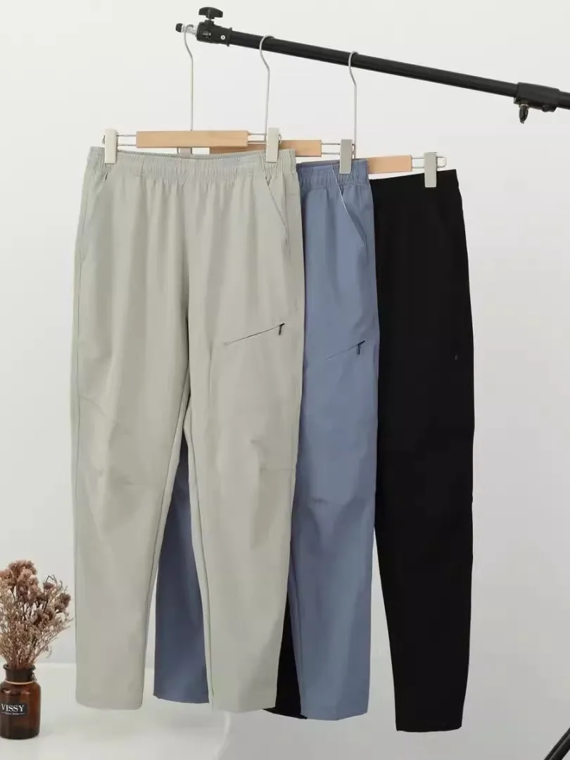 

Мужские летние повседневные брюки для активного отдыха и туризма, быстросохнущие, новинка, прямой крой, 3D-пошив, средняя посадка, брюки-харлан