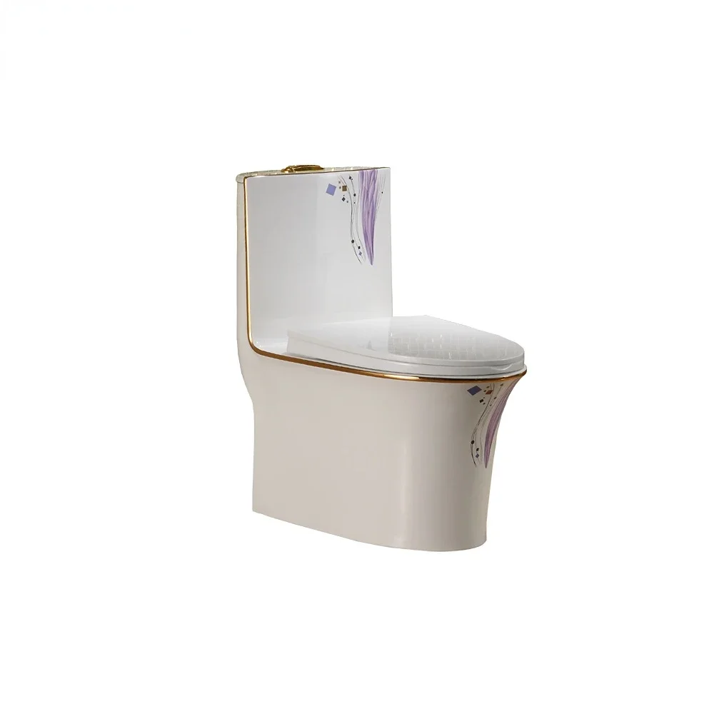 

New Arrival Fancy Floor Mounted One Piece Toilet Commode