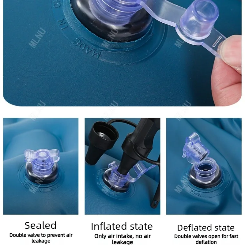 Imagen 7: Colchón Inflable para Auto para Accesorios BYD Dolphin 2025/2024-PVC Premium, Doble Barrera, Protección de Cabeza Anticolisión 2022-2023