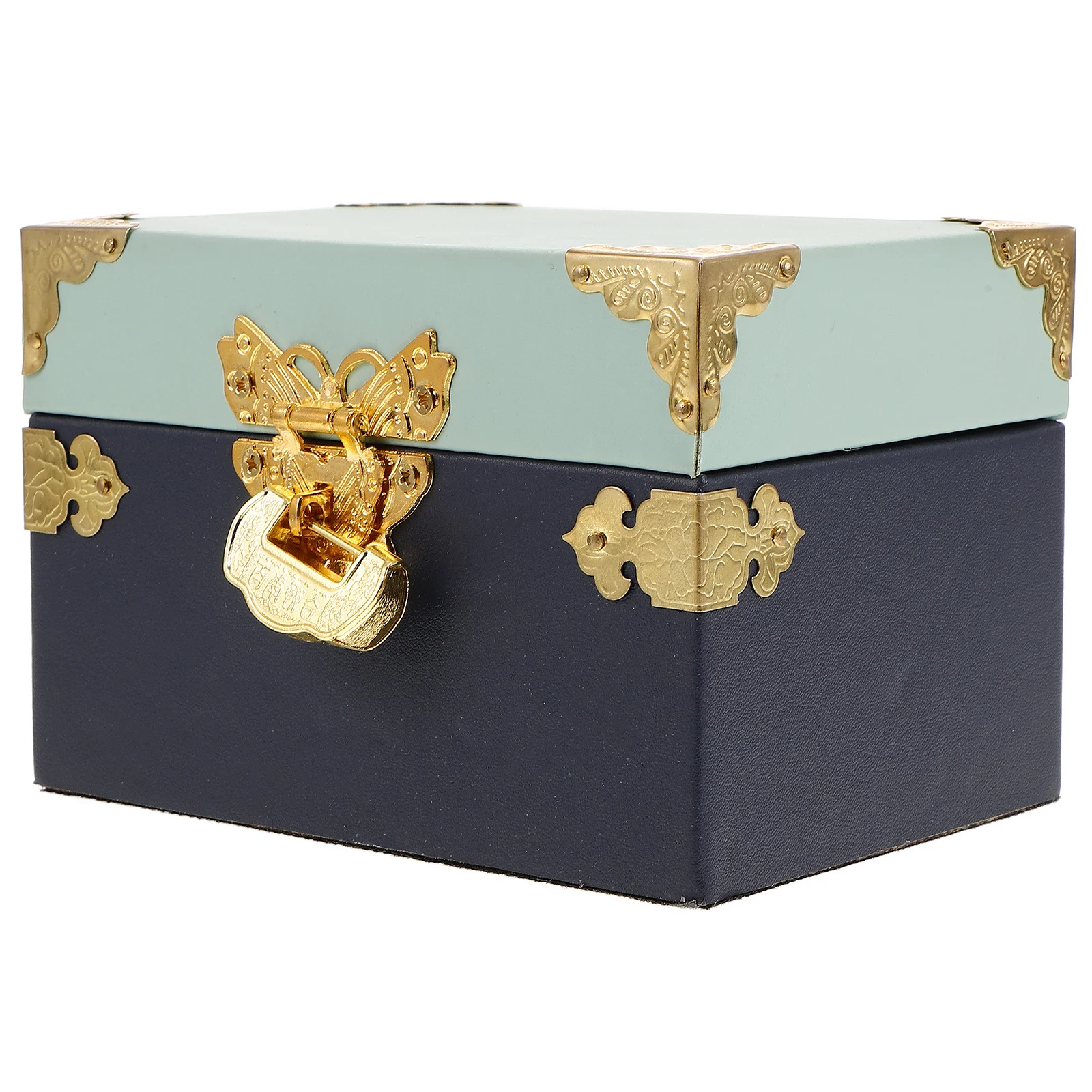 

Деревянная шкатулка для драгоценностей в китайском стиле, коробка для хранения из искусственной кожи, элегантный органайзер для ювелирных изделий для ожерелья, браслета, сережек, декоративная подарок на память