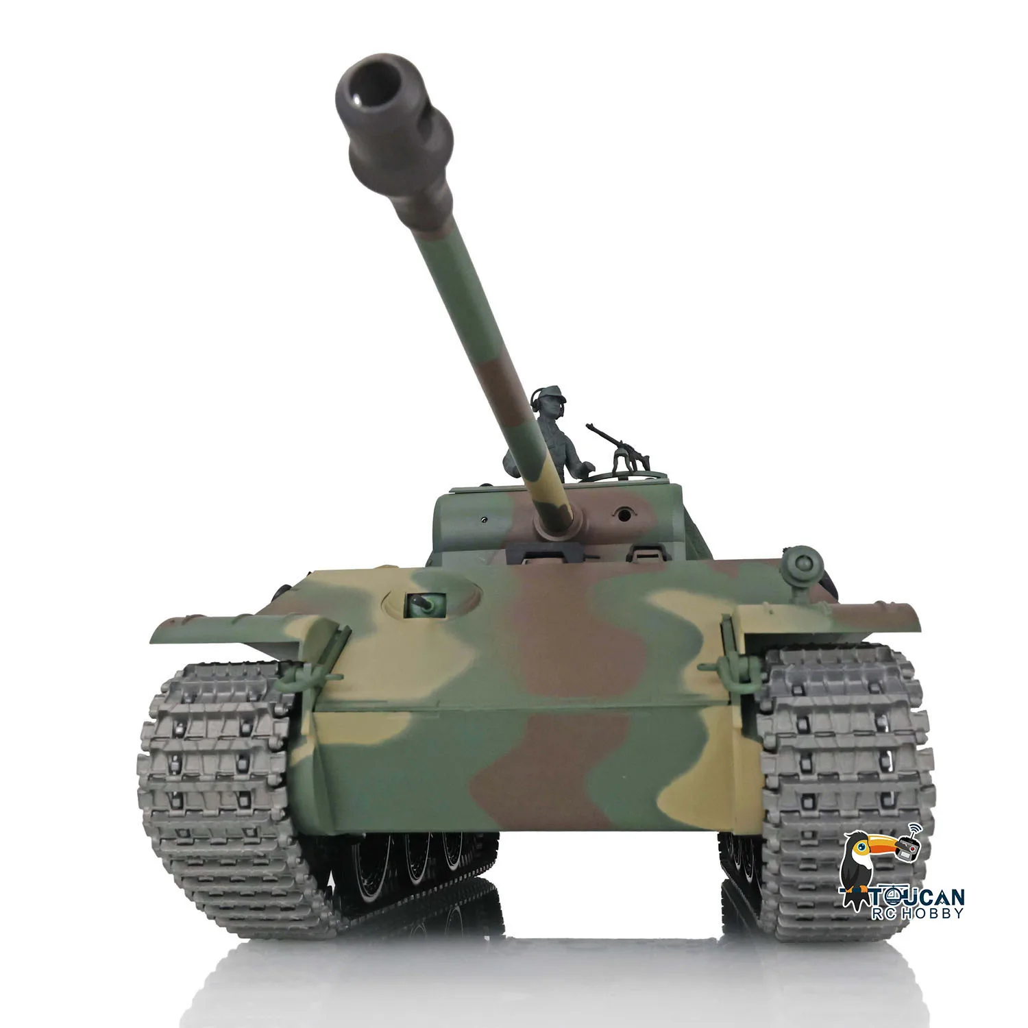 

Outdoor Toys Heng Long 1/16 7.0 RC Tank 3879 Upgraded German Panther G FPV RTR W/ 360° Turret RC Panzer Model TH17490-SMT4