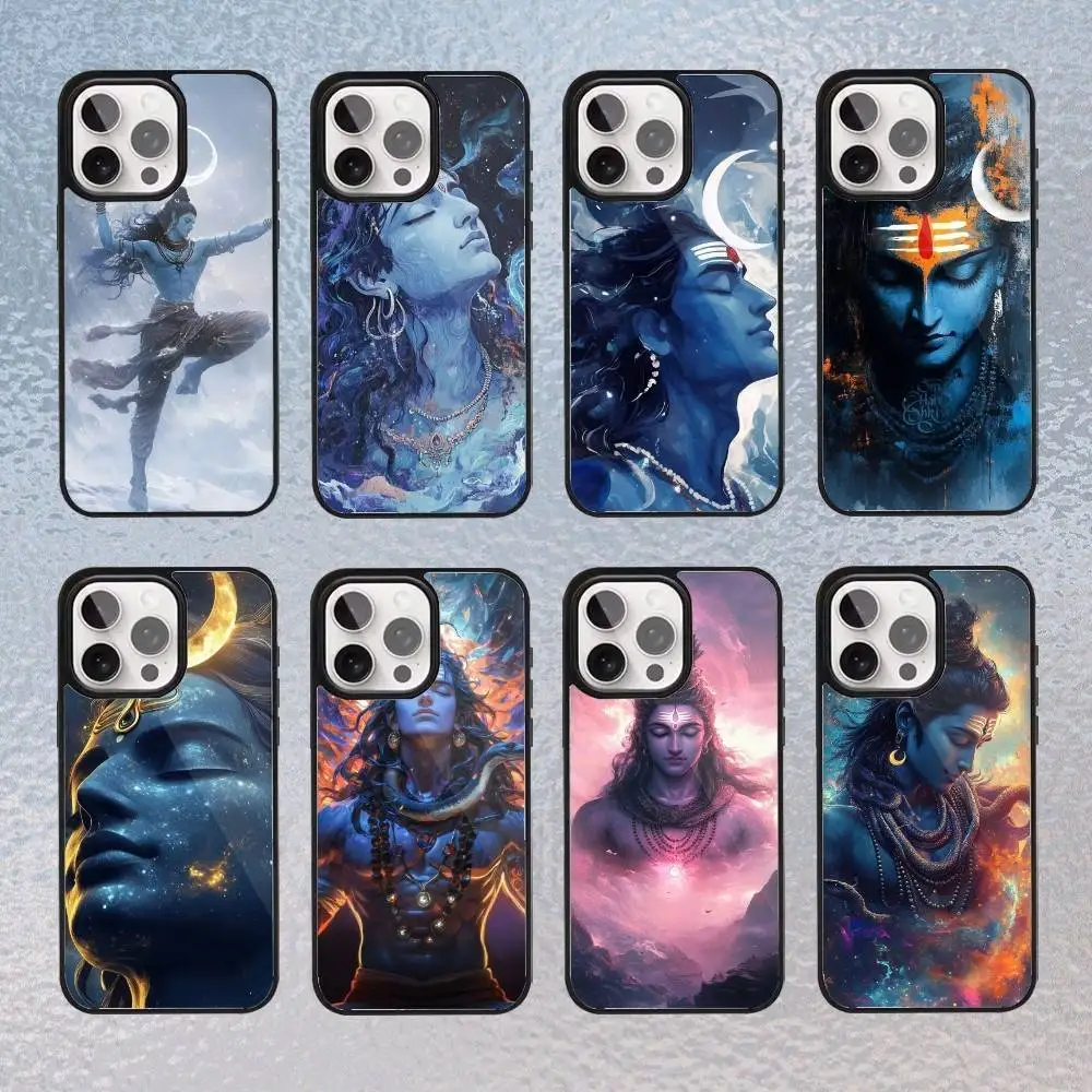 

Lord Shiva M-Mahadev Of India Phone Case For iPhone17,16,15,14,13,12,11 Plus,Pro Max Magnetic Magsafe Wireless Charging