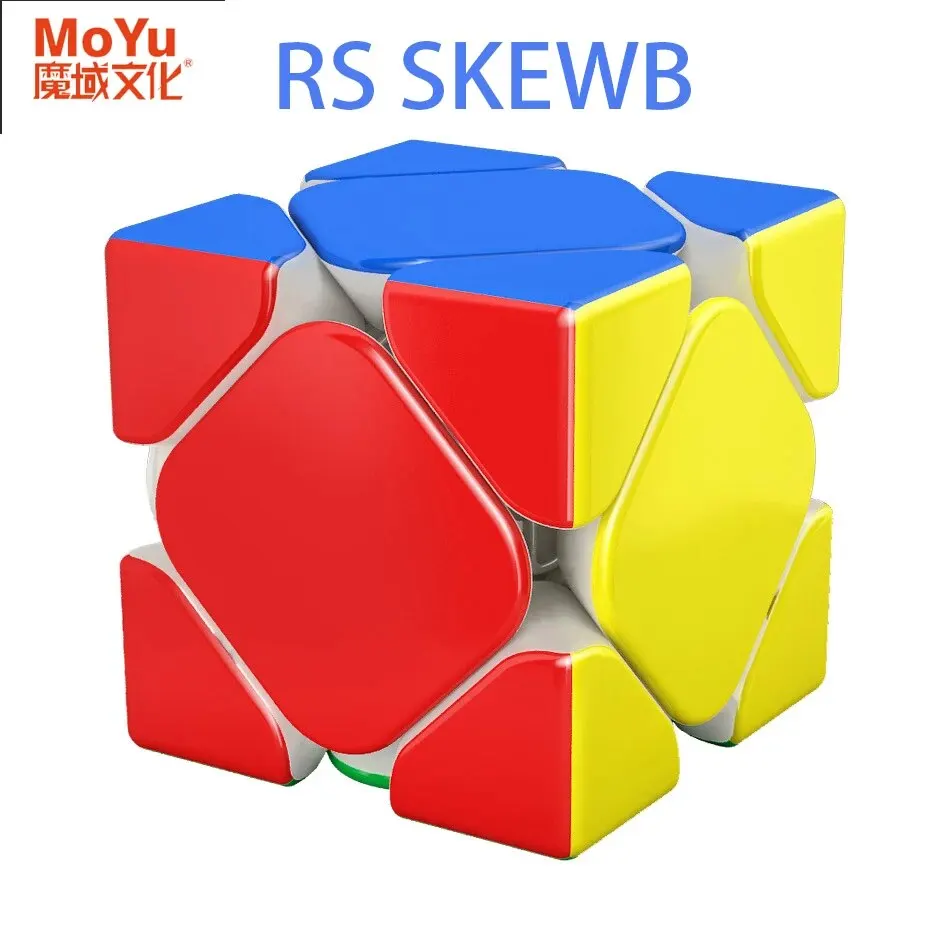 MOYU RS M Skewb Магнитный волшебный скоростной куб Профессиональные игрушки-непоседы Moyu RS Maglev Skewb CubeCubo Magico Puzzle