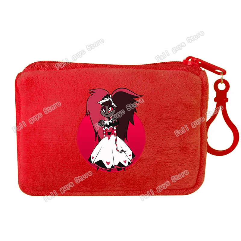 Hazbins Hotel Series Mini Wallet Cartoon Charlie Coin Purse Cute Square Storage Bag Kawaii Key Earphone Pouch Birthday Gifts view 6