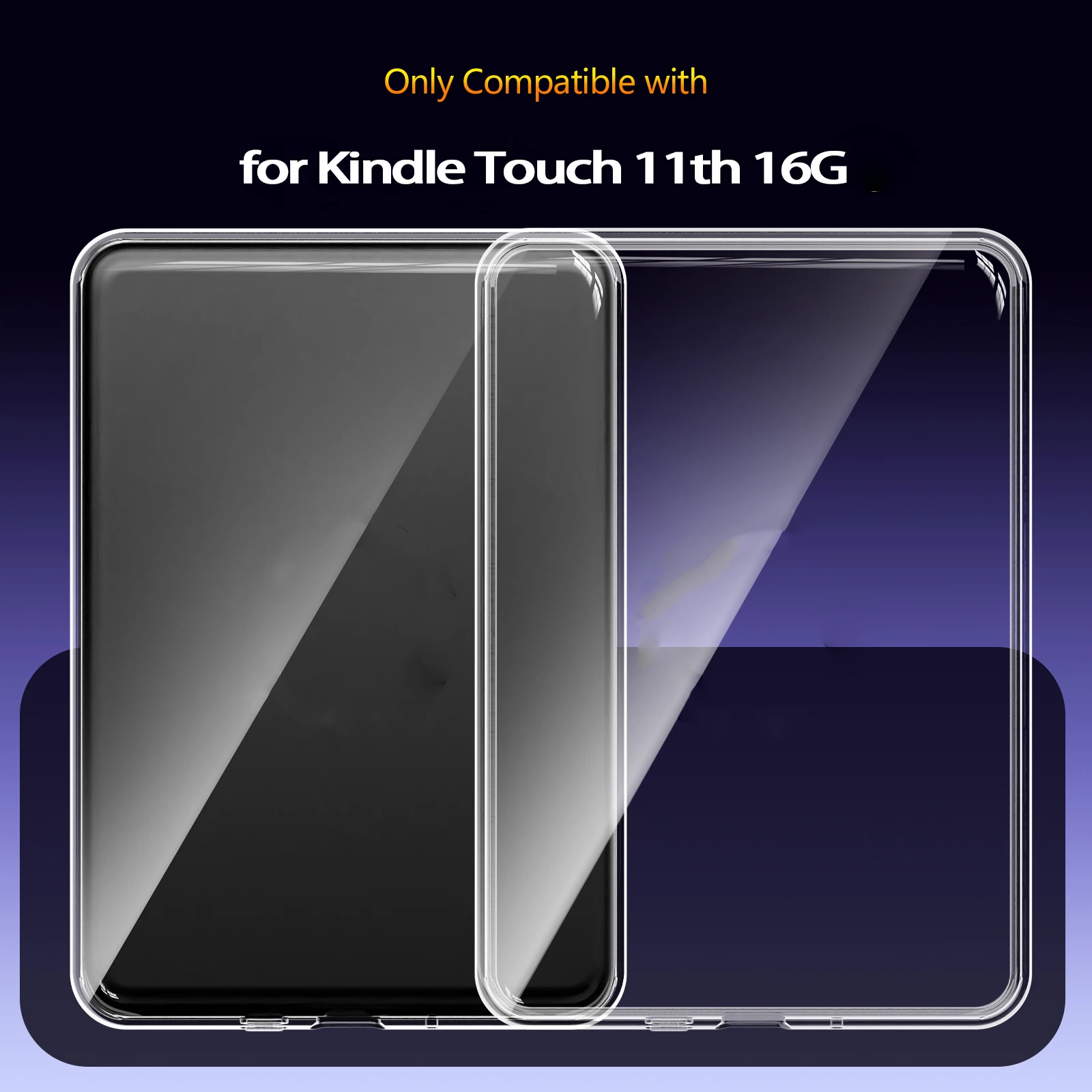 Cubierta protectora transparente para Kindle 11 2024 generación cuatro esquinas anticaída antiarañazos a prueba de polvo diseño Simple
