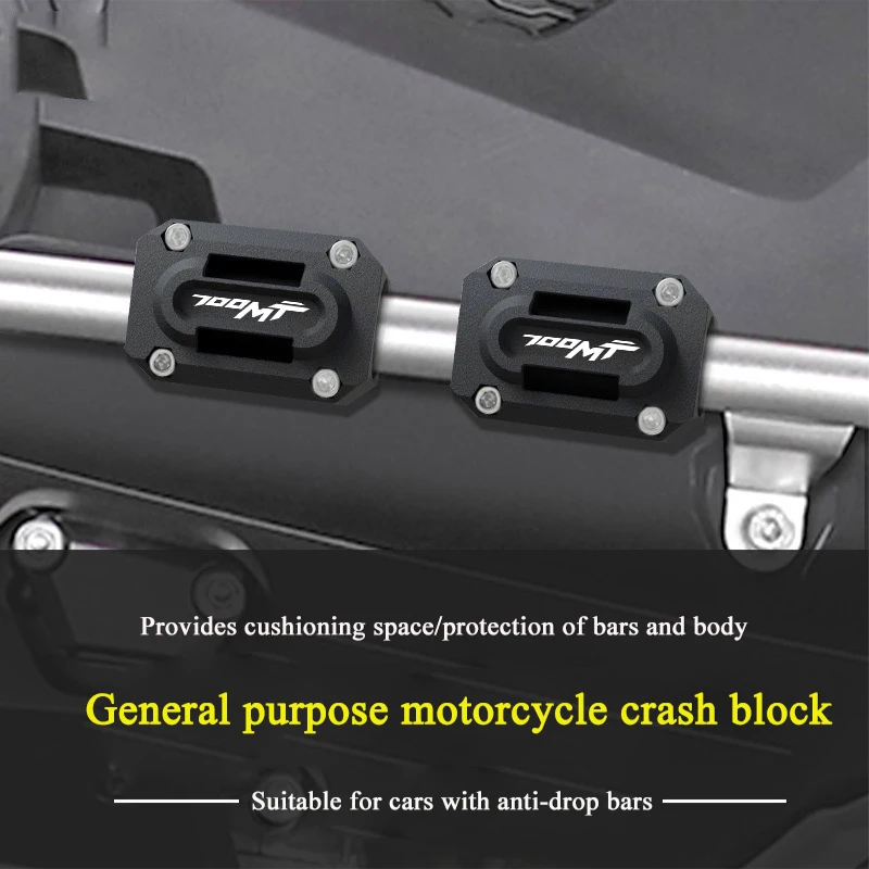 For CFMOTO 700MT 700 MT MT700 Moto Engine Guard  Fit for 22/25/28mm Motorcycle Engine Guard Protector Decorative Block Crash Bar