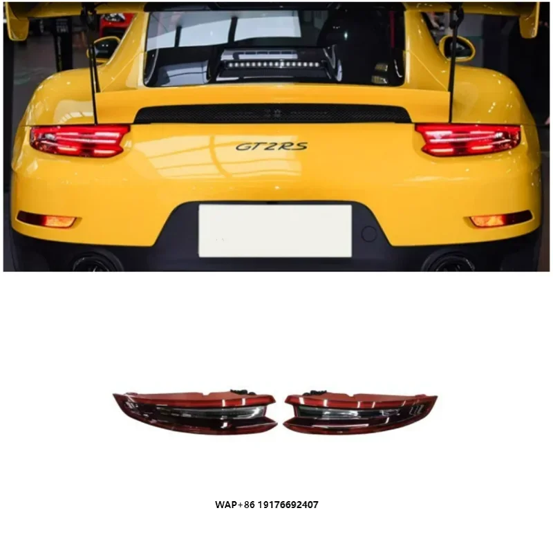 

LED Tail Light forPorsche 911.1 911.2 2014-2020 Rear Bumper Lamp Flow Turn Signal Car Accessories Plug and Play Tail Rear Light