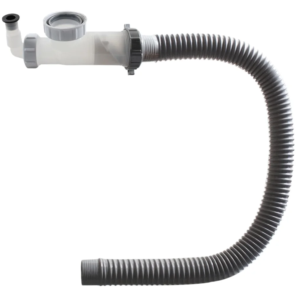 Single Sink Drain Pipe 50mm Anti Smell Thickened Pipeline Deodorizing Filter Sink Strainer Hose Drain Pipe Plumbing Kitchen Acce
